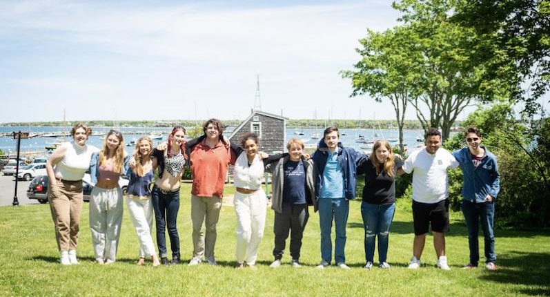 Charter school graduates, from left: Morgan Scanlon, Emma Fisher, Ella Oskin, Aylish Clark, Brendan Donnelly, Jaylin Johnson, JJ Polleys, Max Vaughn, Emma Mayhew, Abner Oliveira, Hugo B. (-Ray Ewing)