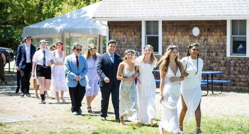 Martha's Vineyard Public Charter School class of 2022 (by Ray Ewing)